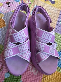 ugg la cloud sandals Pink Wildflowers Logo 1110090