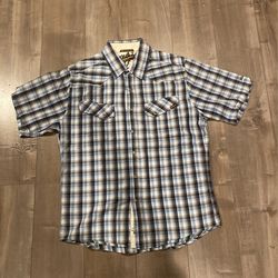 Mens Billabong Never Established Short Sleeve Button Down