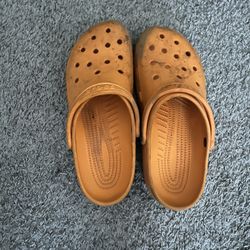 Orange Crocs