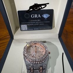 Moissanite Watch W/box