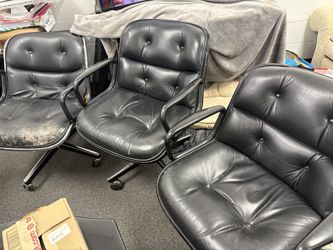 Leather Office Chairs (3)