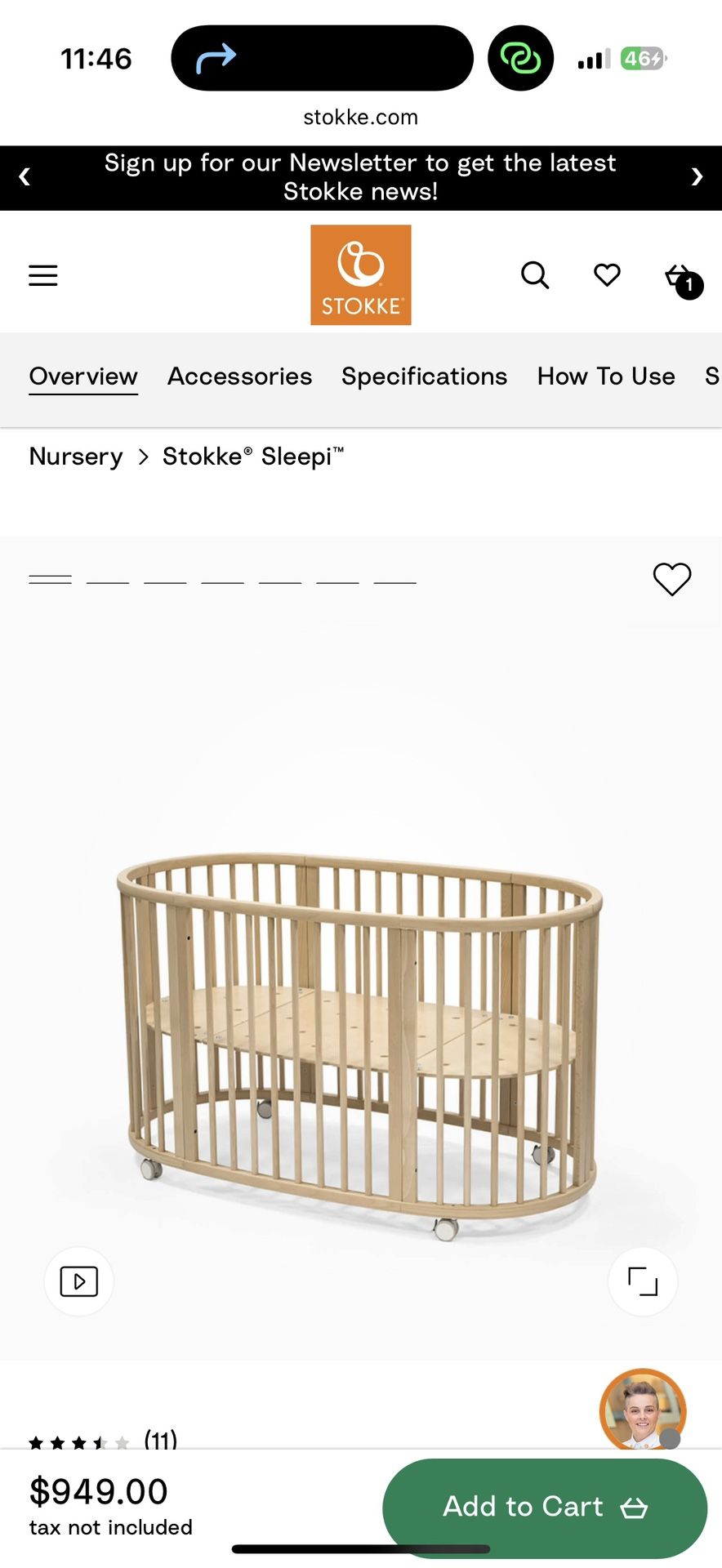 Stokke Crib
