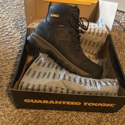 Steel Toe Work Boots Dewalt Size 12 Manvel Brown Crazy Horse