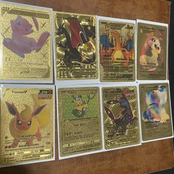 Gold Pokemon Fan Art Cards 