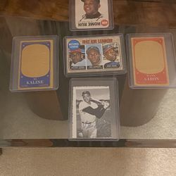 Old Vintage Cards  Mays- Clemente - Aaron- Kaline  