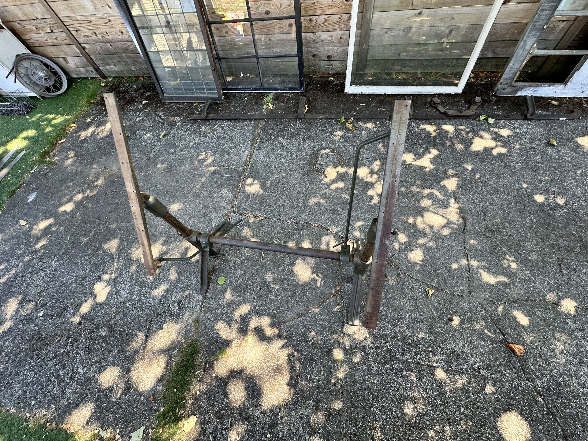 Antique Industrial Drafting Table Heavy duty