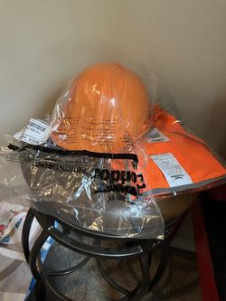Hard Hat And Vest Set
