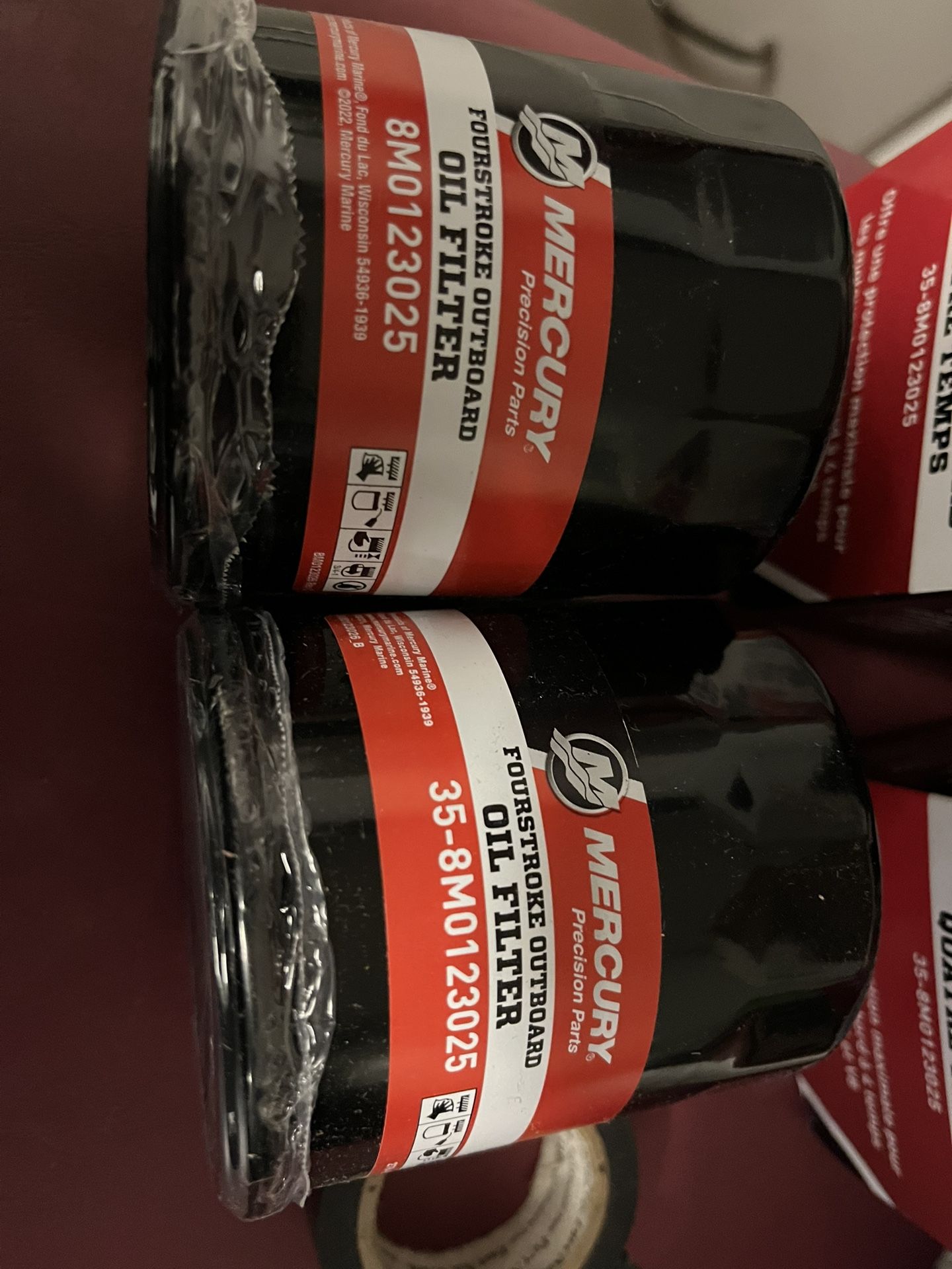 Mercury Four Stroke Oil Filters Pair
