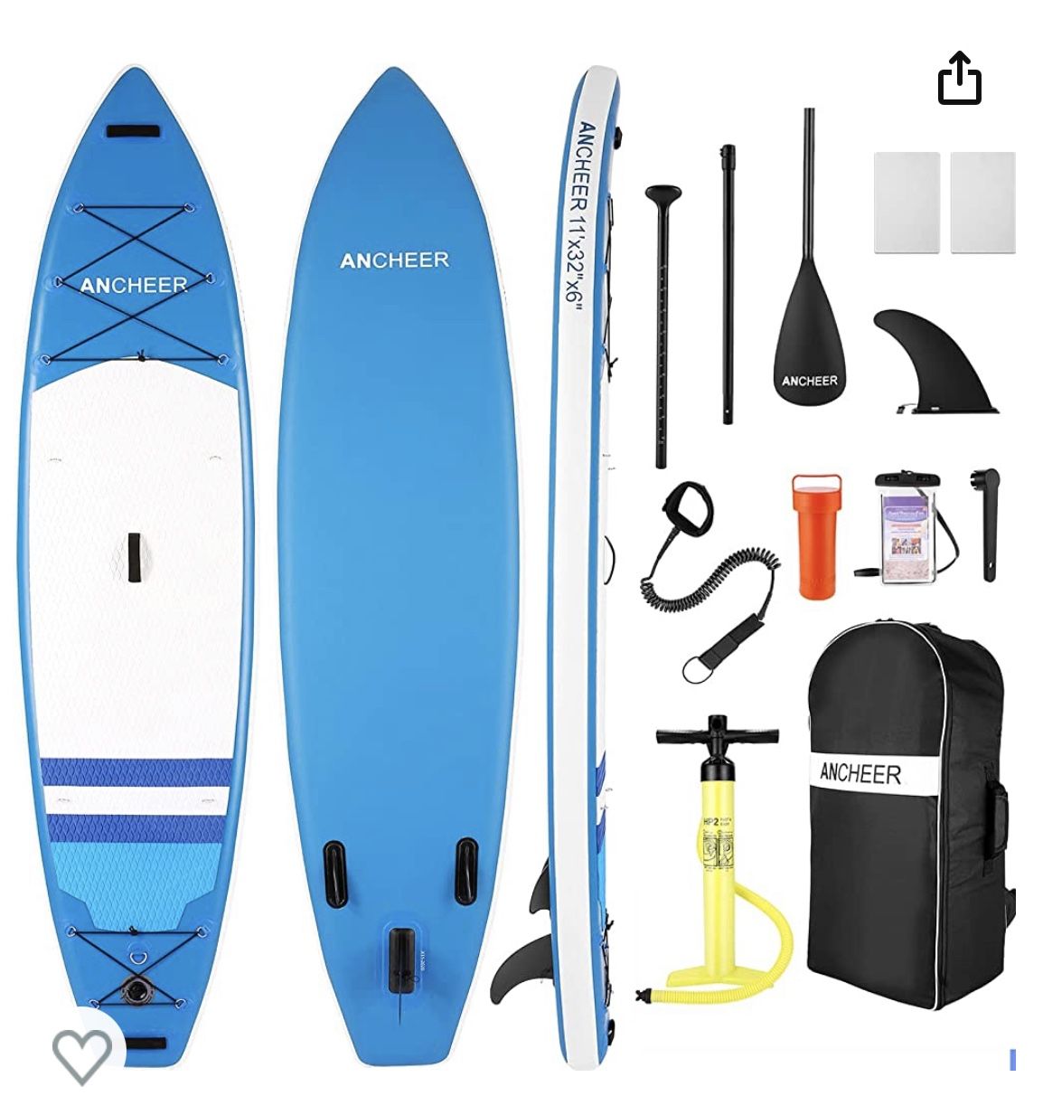 ANCHEER Inflatable Stand Up Paddle Board