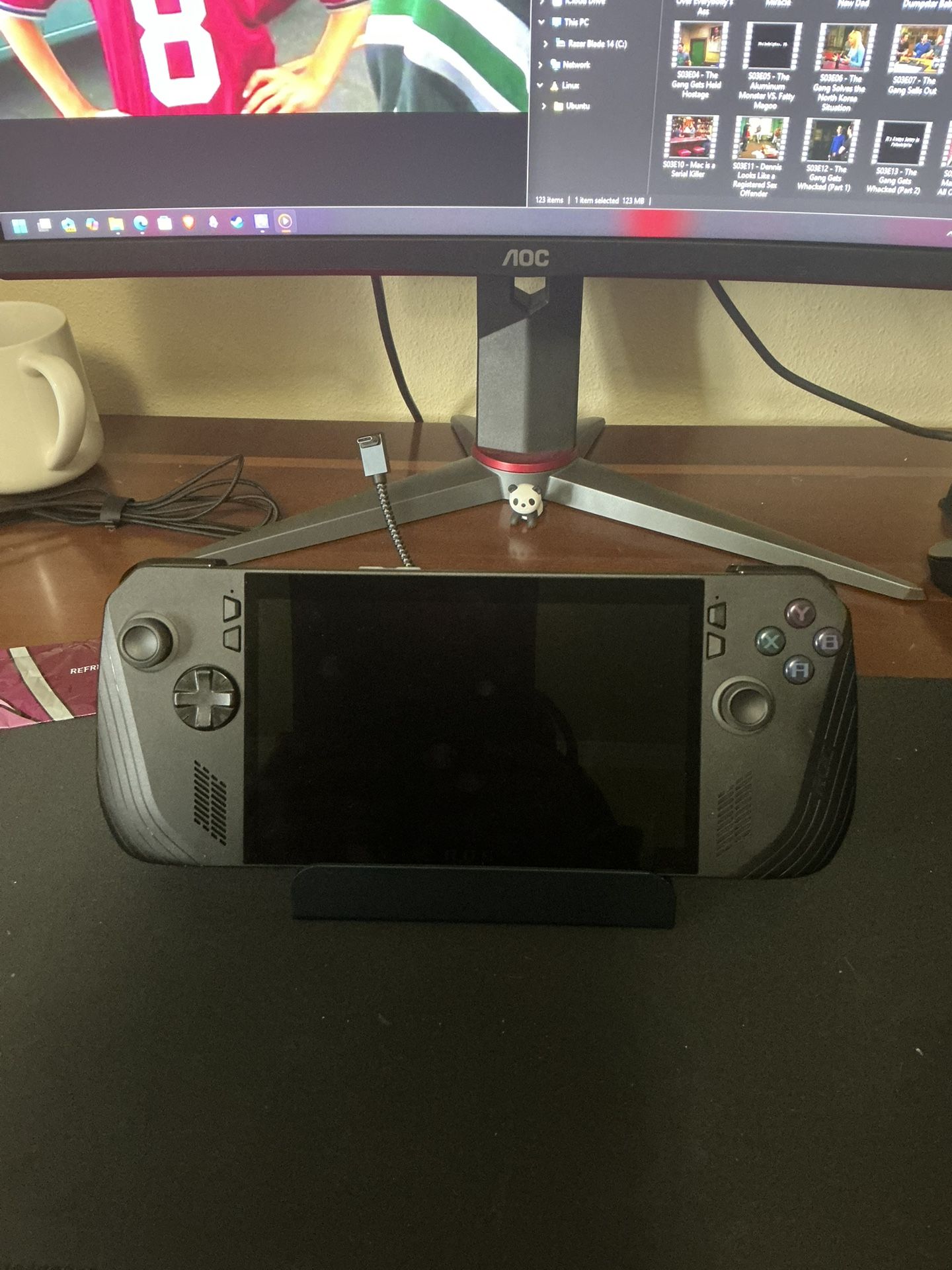 ASUS ROG Ally X + Dock + Case