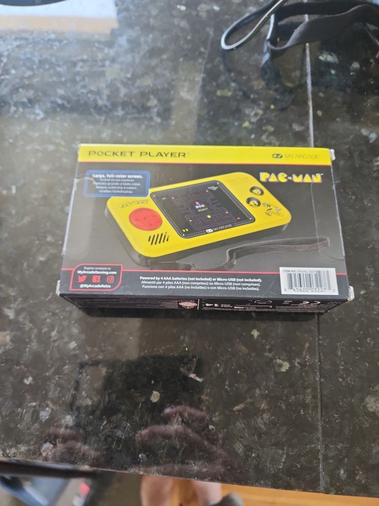Pacman pocket portable game system