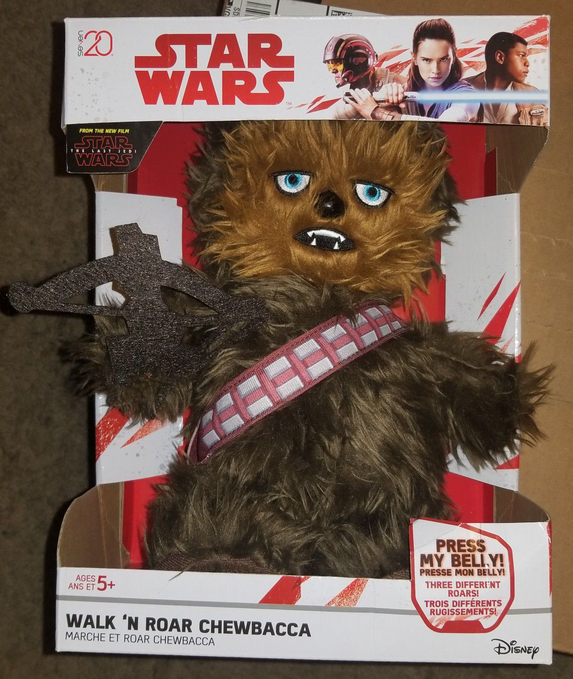 **New** Star Wars - Walk 'N Roar Chewbacca