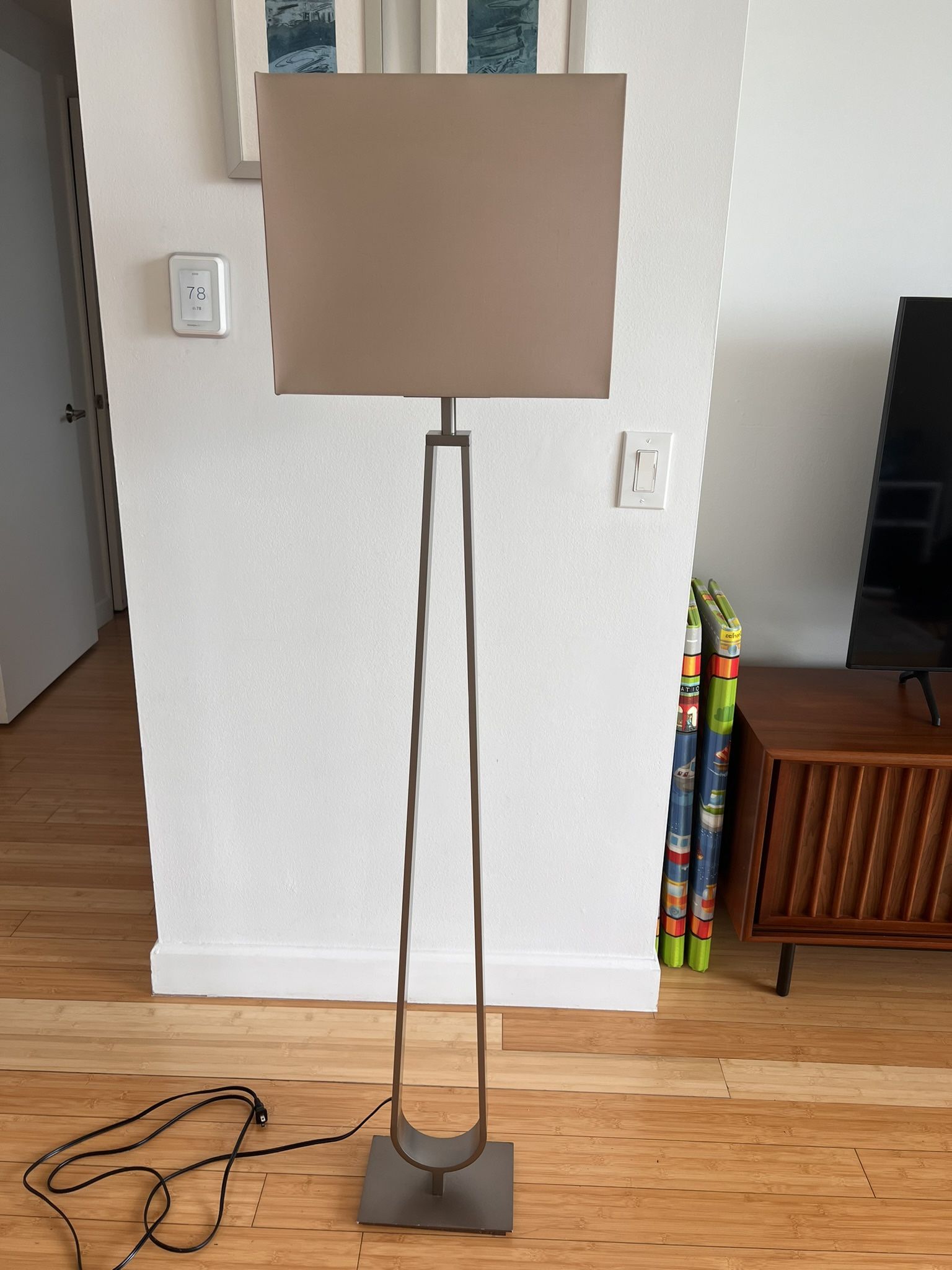 Klabb Ikea Floor Lamp With Led Bulb Bronze Color
