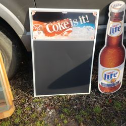 Vintage 1982 Coke Cola Meyal Chalk