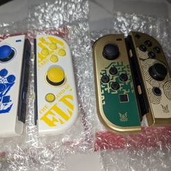 Nintendo Switch Zelda Joycons Controllers 