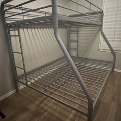 Metal Bunk Bed with Drawers