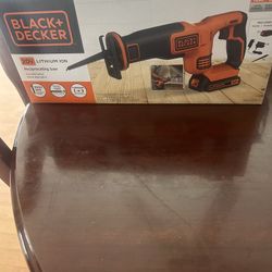 Black Decker Cordless Reciprocating Saw