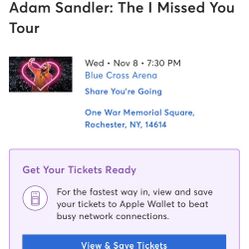 Adam Sandler Comedy Tickets