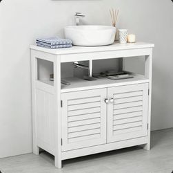 Brand New Freestanding Bathroom Vanity Sink Cabinet with 2 Doors - White