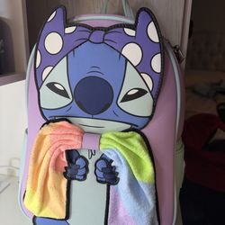 Stitch pastel cape mini backpack