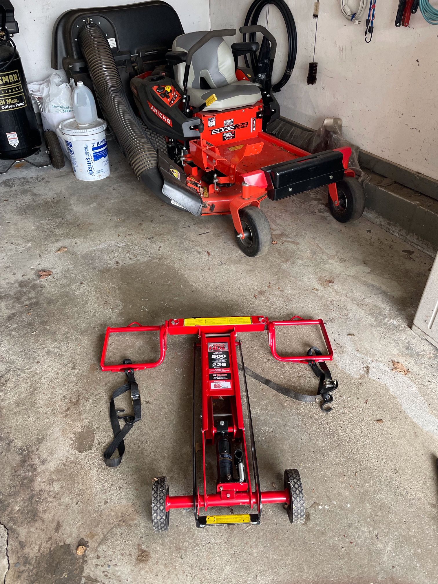 Mojack HDL mower Lift