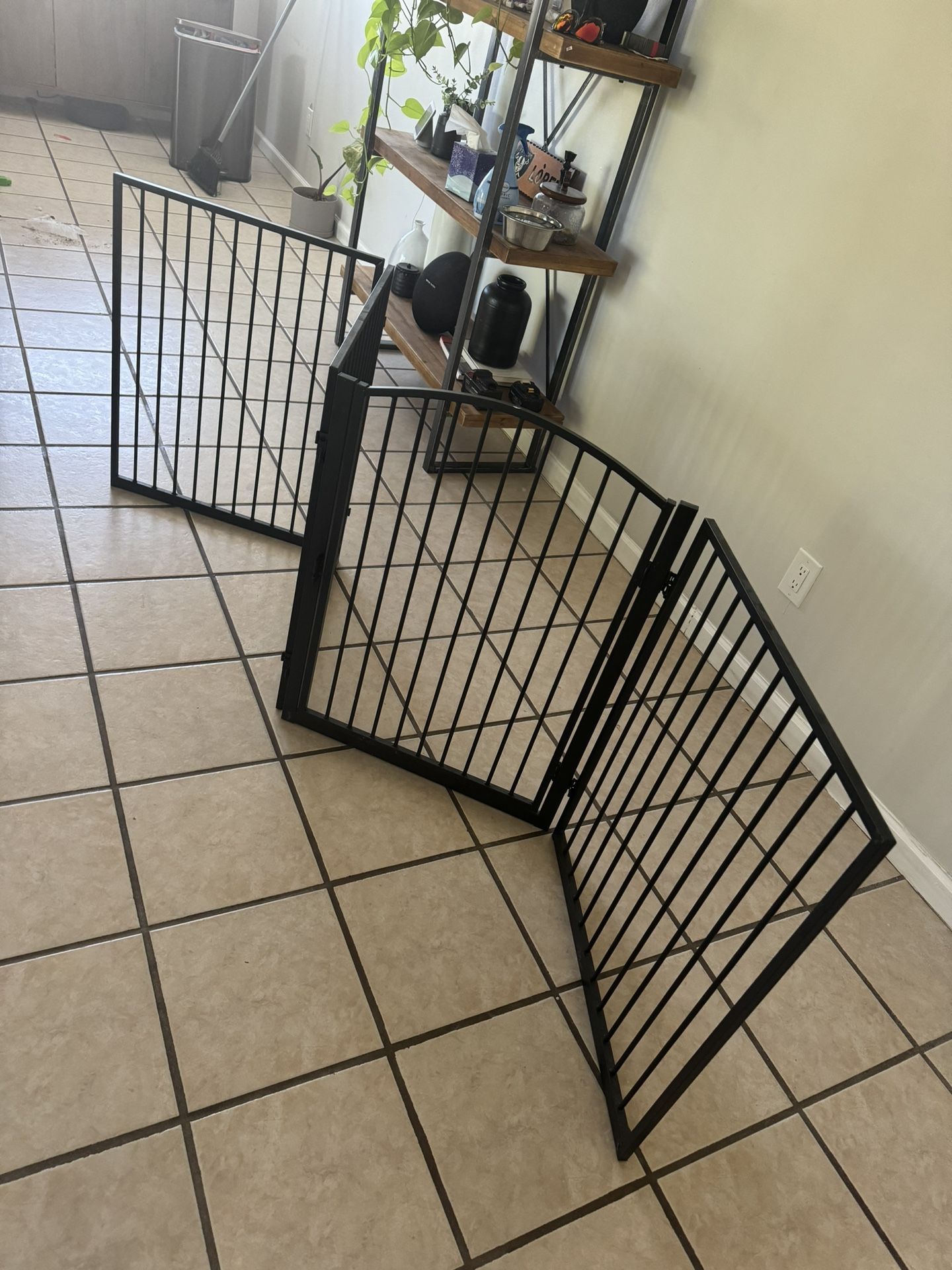 Steel 4 Panel Dog Gate  
