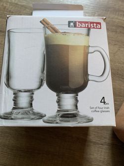 Set Of Four Irish Coffee Glasses