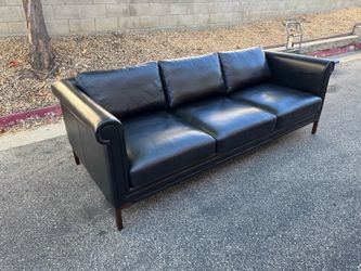 Leather couch