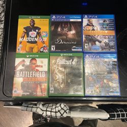 Xbox One And Ps4 Games 5$ A Piece 