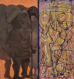 Fine Art on Canvas - By Artist Ponthie (unknown title)