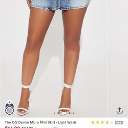 Denim Mini Skirt