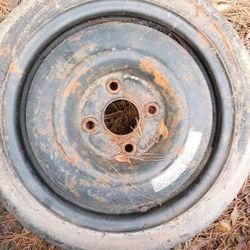 Donut Spare Tires. 5 Lug Rims
