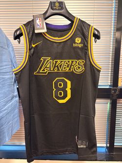 Nike Lakers #8 Kobe NBA Jersey Black XXL or Medium