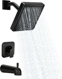 Replacement for Moen T2473EPBL Genta LX Modern Bath & Shower Trim Kit Set Matte Black