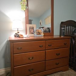 Wood Dresser Set