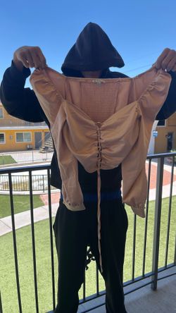 Pink going out top, size L