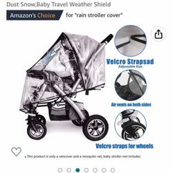 $5 - Stroller Rain/Weather Shield- Baby Stroller Rain Cover