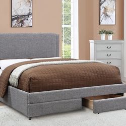 Verona Full size bed with storage footboard- available also in 3 sizes Noe 329.00 Free Delivery 🚚 