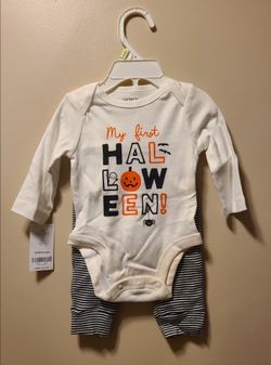 Carter's Baby My First Halloween 2-Piece Set Outfit - 3M - NWT