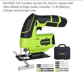 NEW 12V CORDLESS JIG SAW W/ BATTERY AND CHARGER