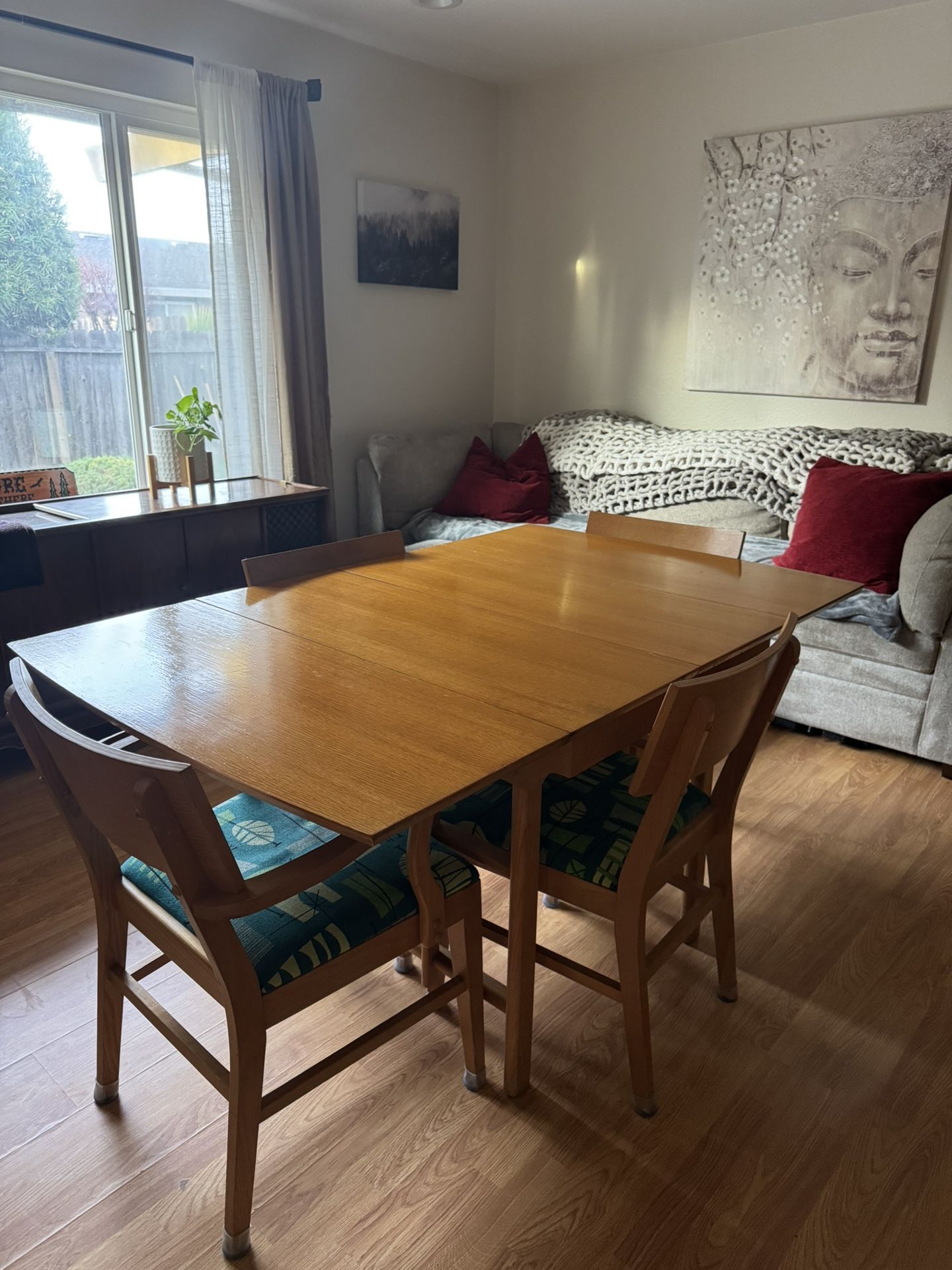 Blonde Mid Century Dining Set