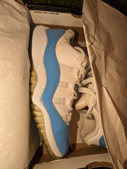 Children's Jordan Retro 11 Low Carolina Blue.