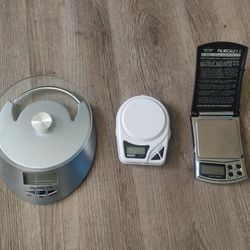 Kitchen & Mini Digital Scales For Sale ($5 Each)