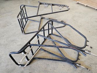 Bike Cargo Basket Metal Mounts