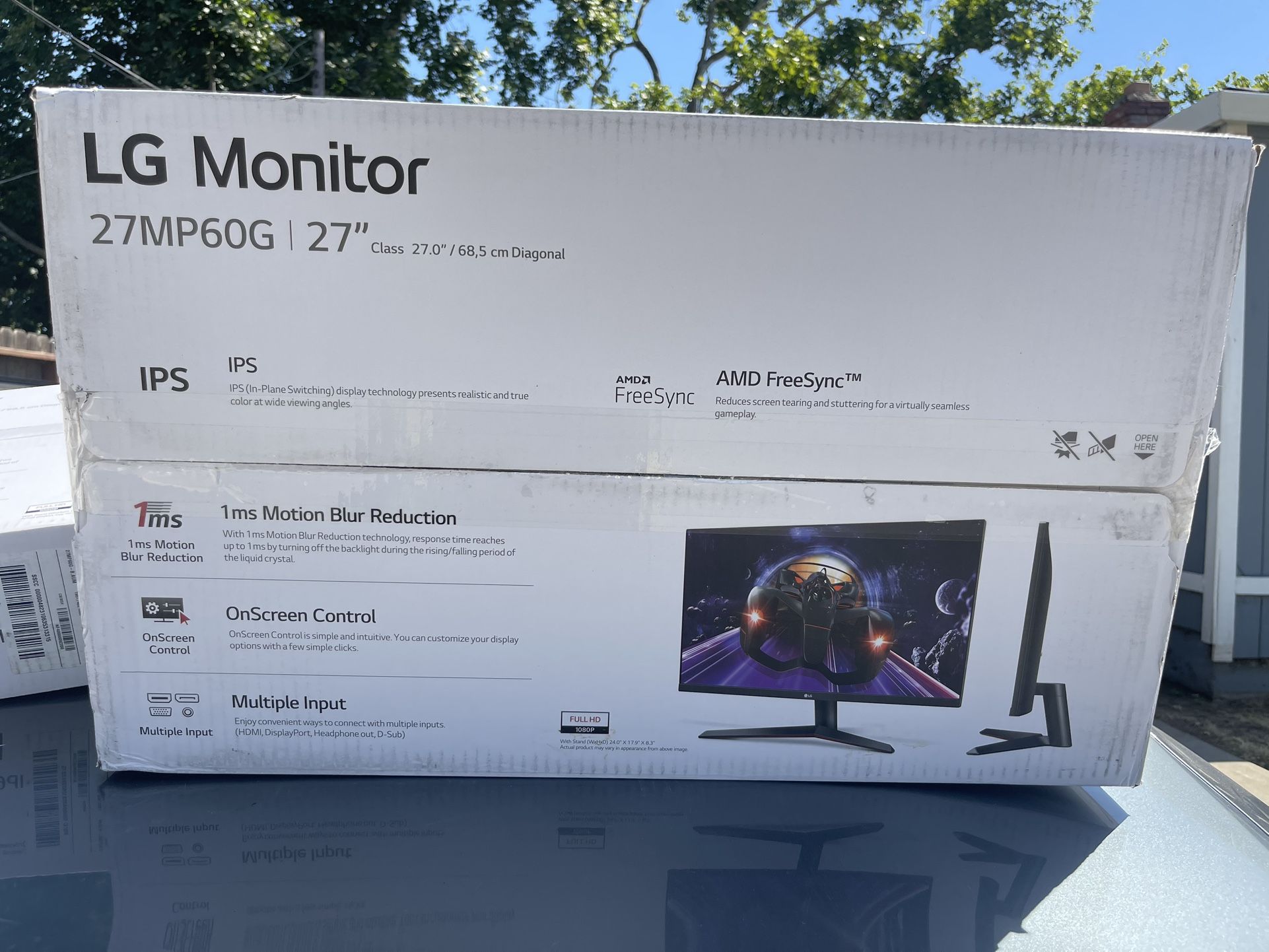 LG 27” Gaming HD Monitor 27MP60G