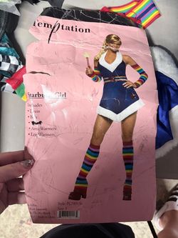 Starburst Girl Halloween Costume Size Small