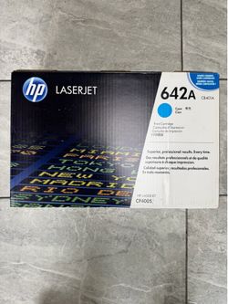 HP LaserJet 642A Cyan Ink Cartridge