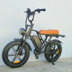 Brand new e-bike, 1000w 48v 25ah, top speed 30mph range up to 70 miles electric bike 