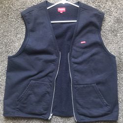 Supreme Zip Up Sweat Vest