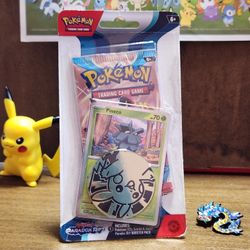 Pokemon Cards Paradox Rift Single Blister Pack (Pineco)